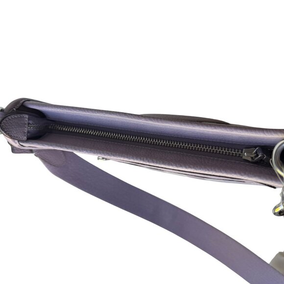 Coach Signature Dempsey Soft Lilac Crossbody Purse Handbag - Picture 15 of 16